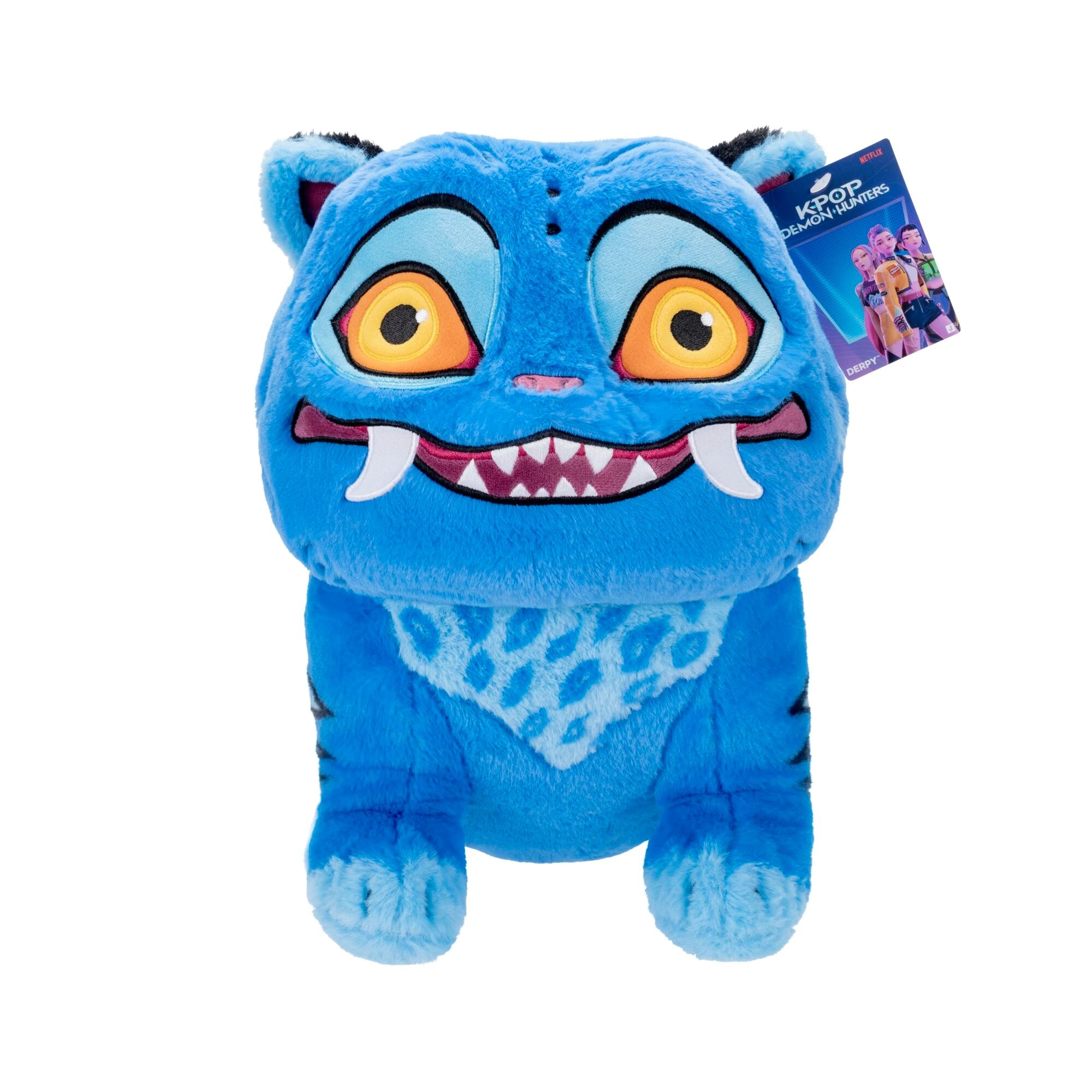 2 30cm KPop Demon Hunters Derpy Tiger Sitting Plush, 2 of 6
