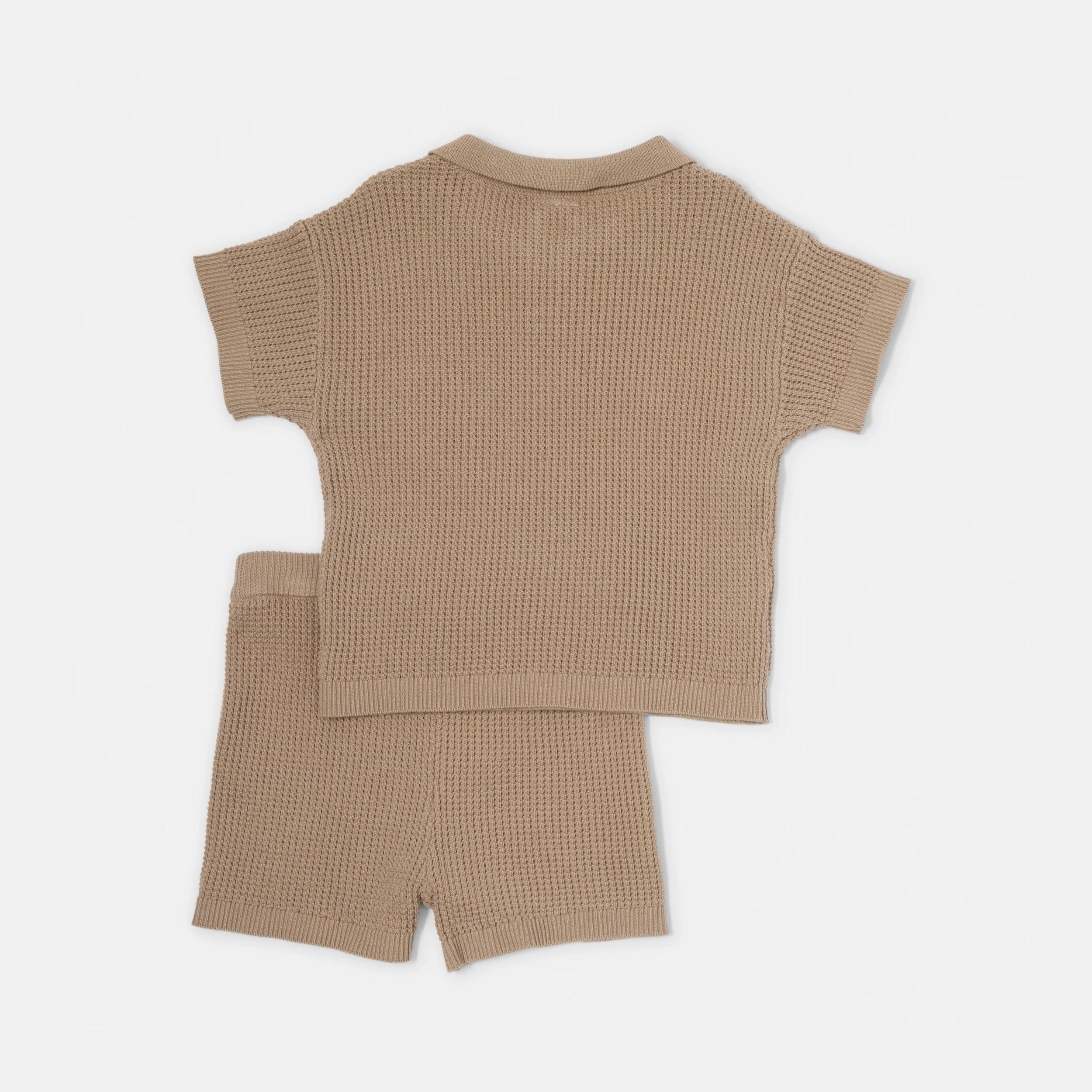 2 2 Piece Short Sleeve Crochet Set DOE SKIN, 2 of 6