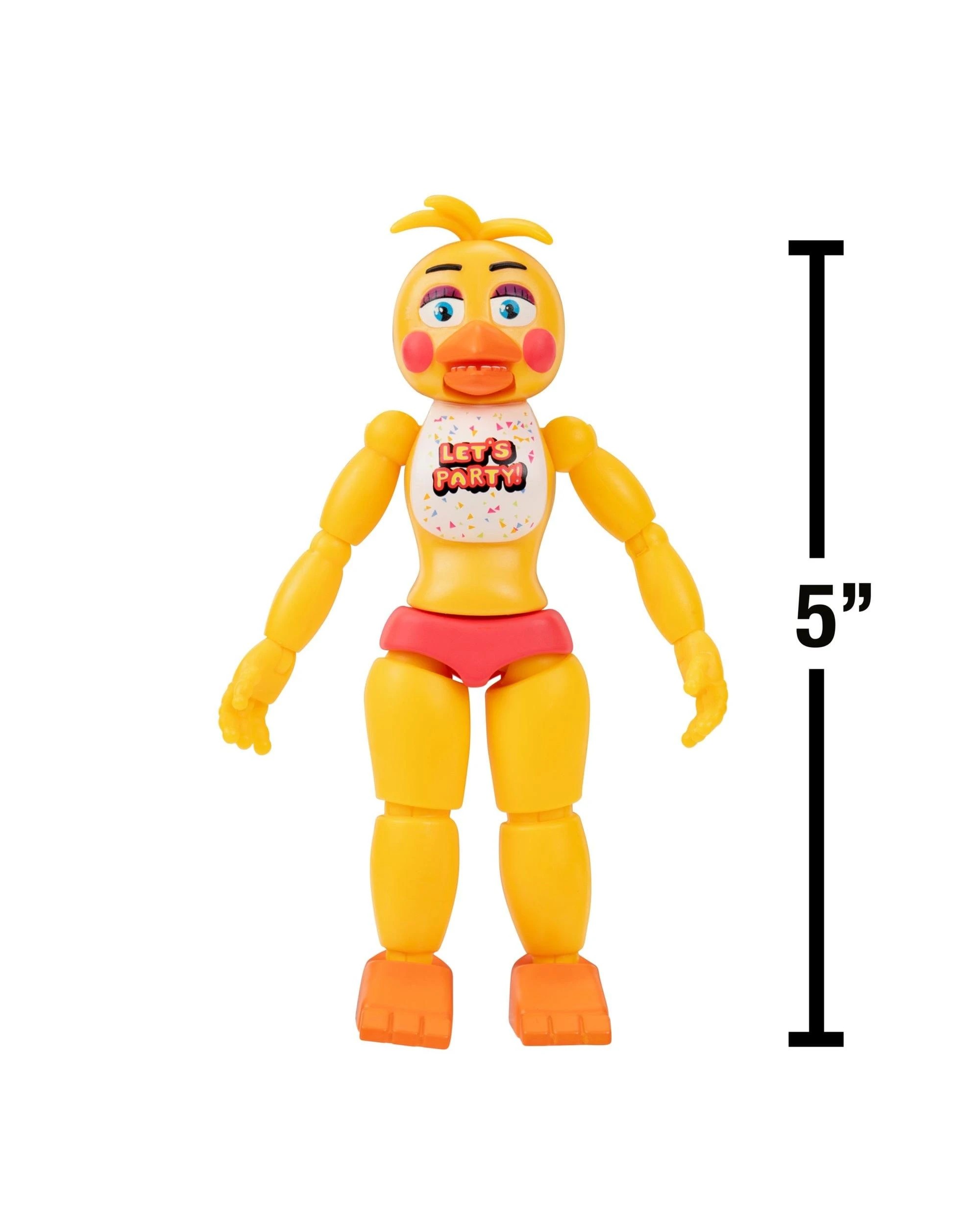 5 Five Nights at Freddy's Toy Chica 5 inch Action Figure, 5 of 6