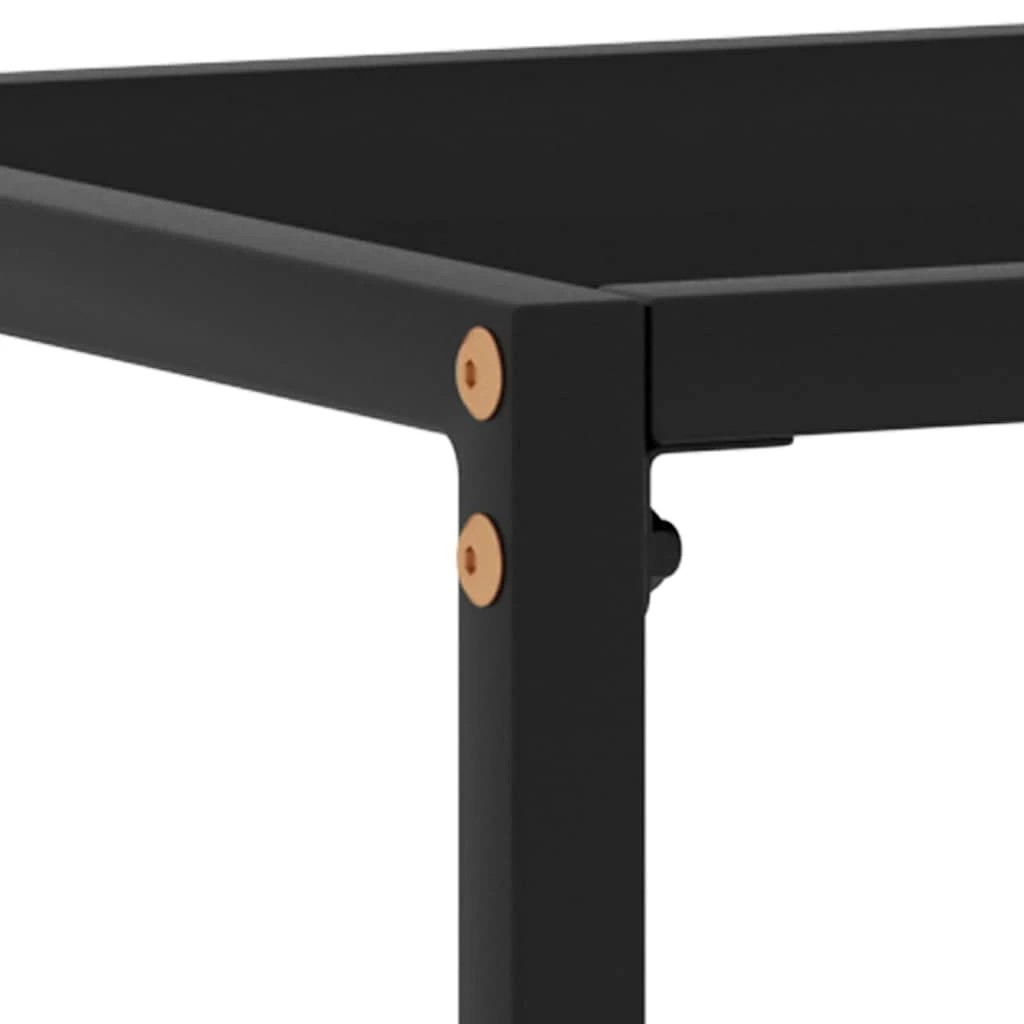 5 vidaXL Console table Simplistic - Black, 5 of 9