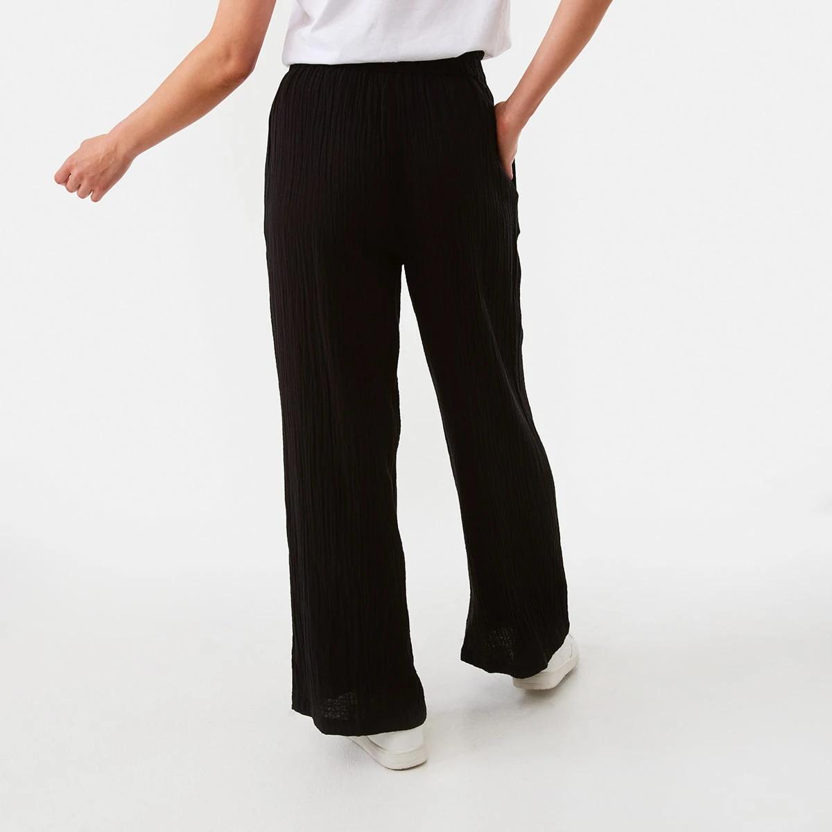 3 Double Cloth Pants Black, 3 of 5