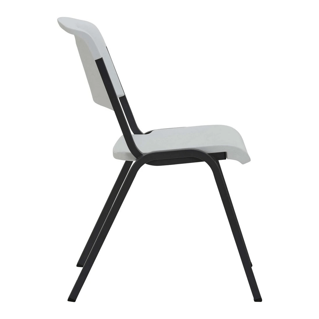3 Lifetime Stacking Chair White, 3 of 10