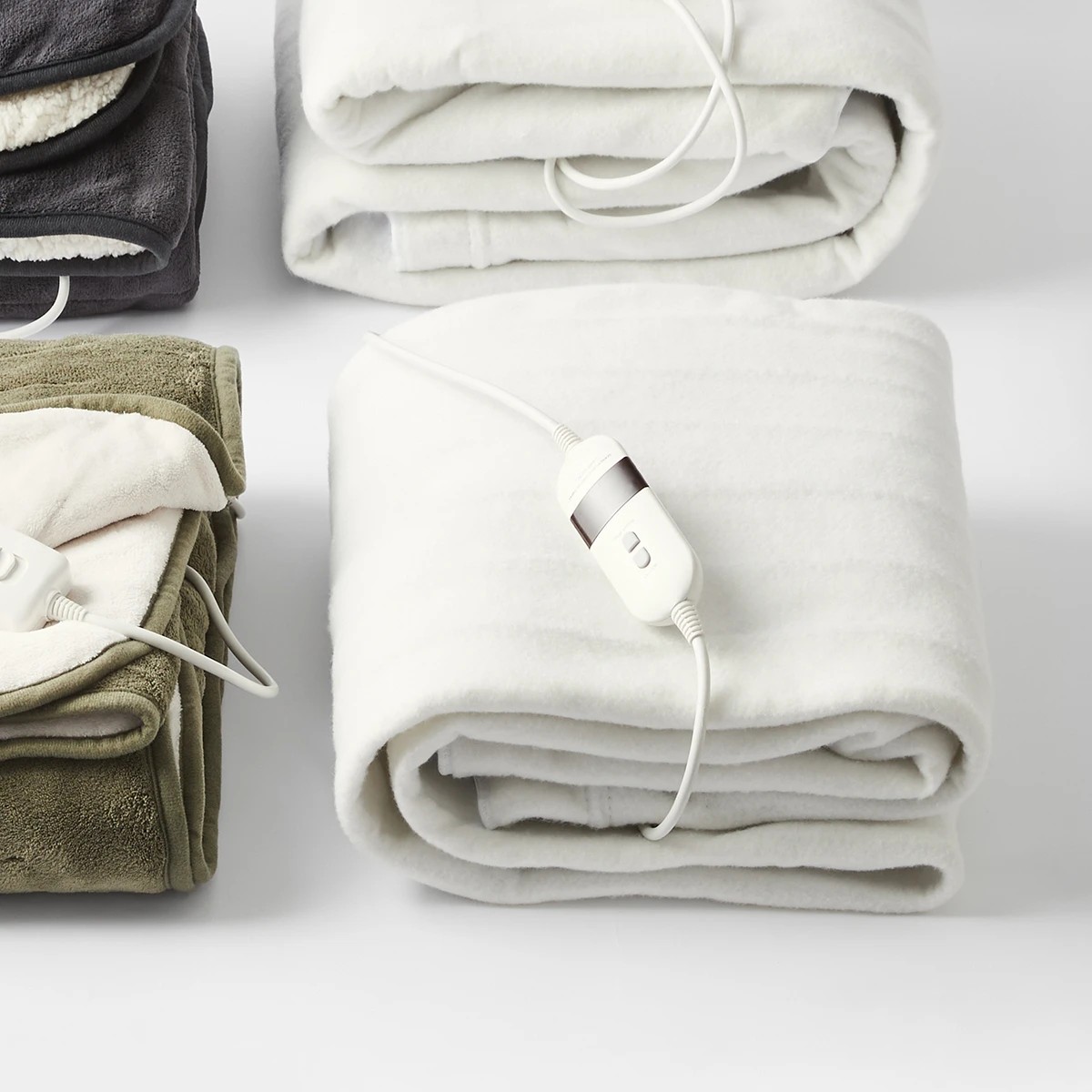 7 Fitted Electric Blanket - King Single Bed, White, 7 of 7