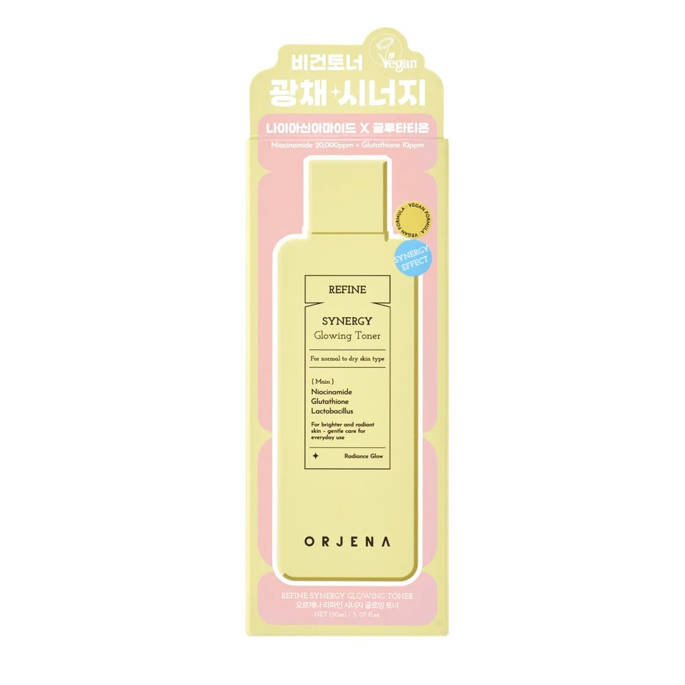 2 Orjena Refine Synergy Glowing Toner 150ml - Niacinamide, Glutathione and Lactobacillus, 2 of 3