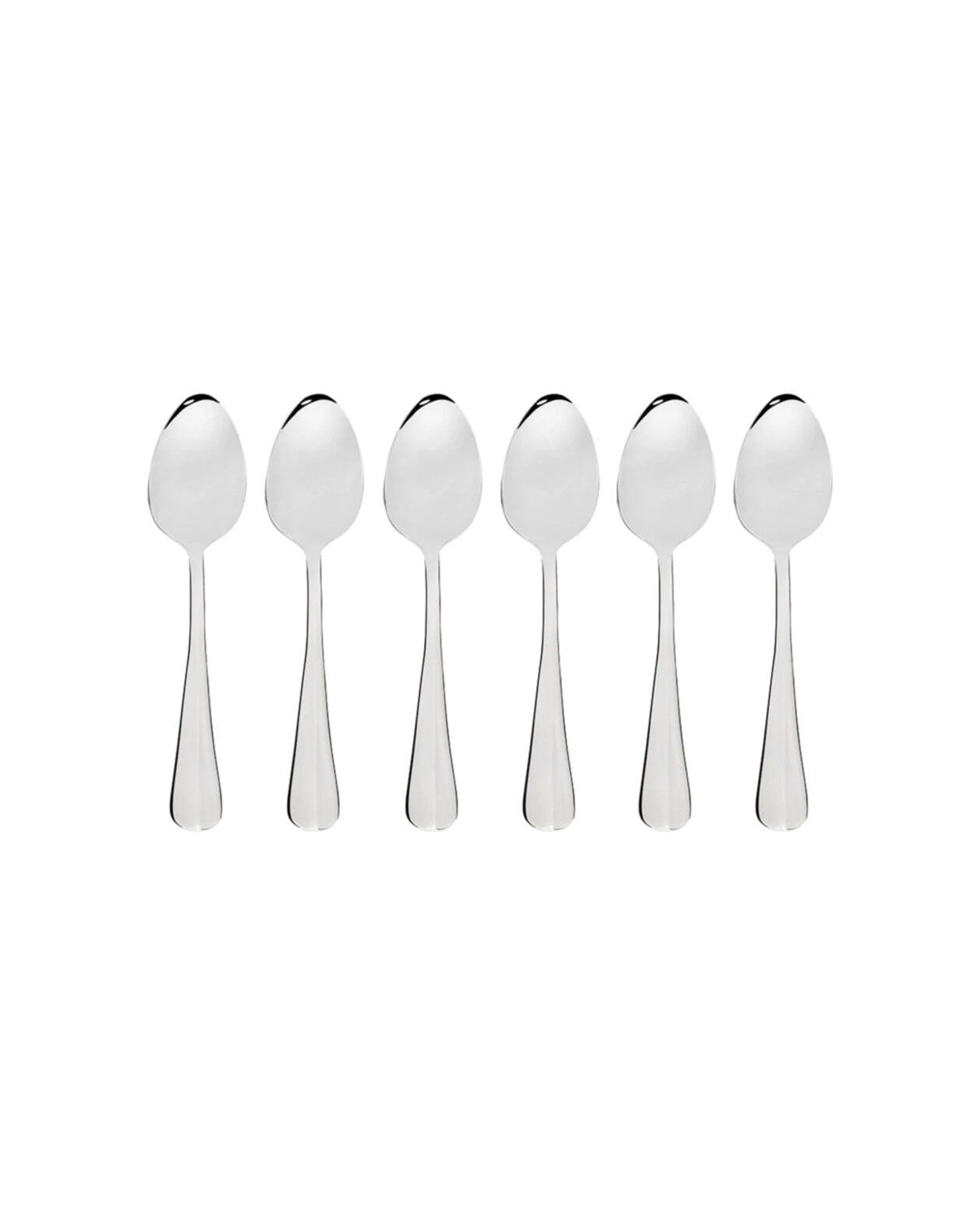 1 Wiltshire 6pc Baguette Stainless Steel Tea Spoons Kitchen Utensils Set - Silver, 1 of 3