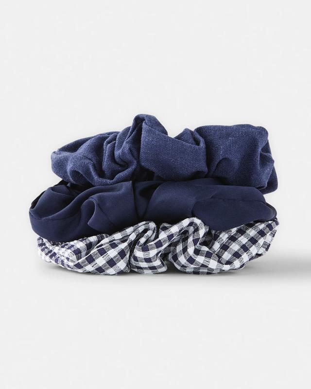 3 Pack Gingham Hair Scrunc