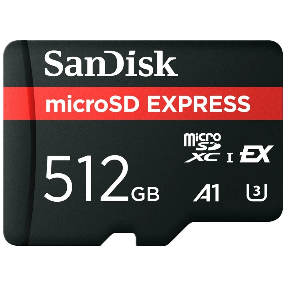 1 SanDisk 512GB microSDXC Express Memory Card, 1 of 2