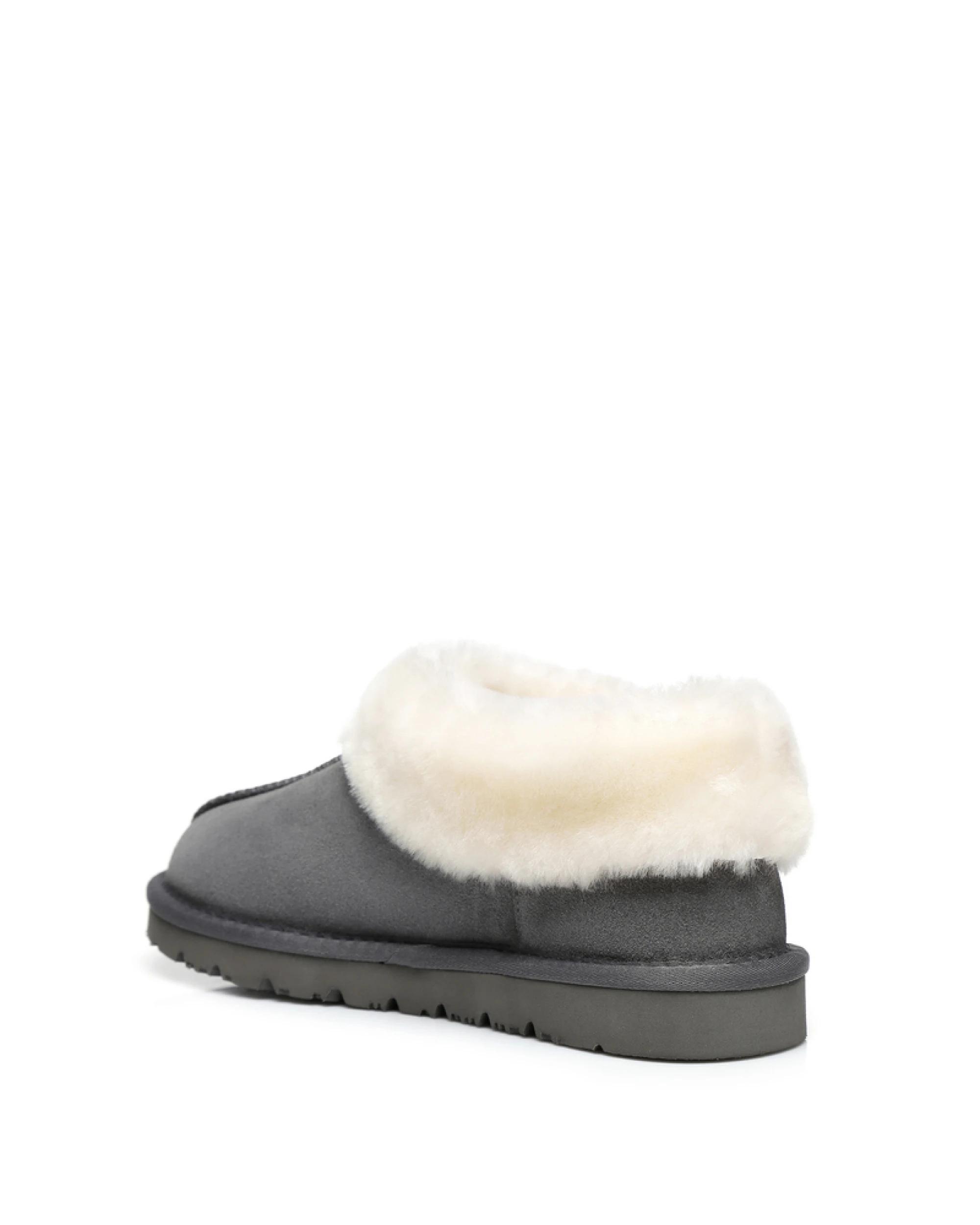 3 Australian Shepherd UGG Unisex Homey Slippers GREY, 3 of 5