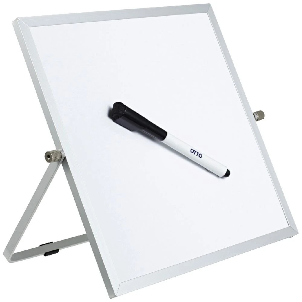 1 J.Burrows Double-sided Desktop Whiteboard White, 1 of 3
