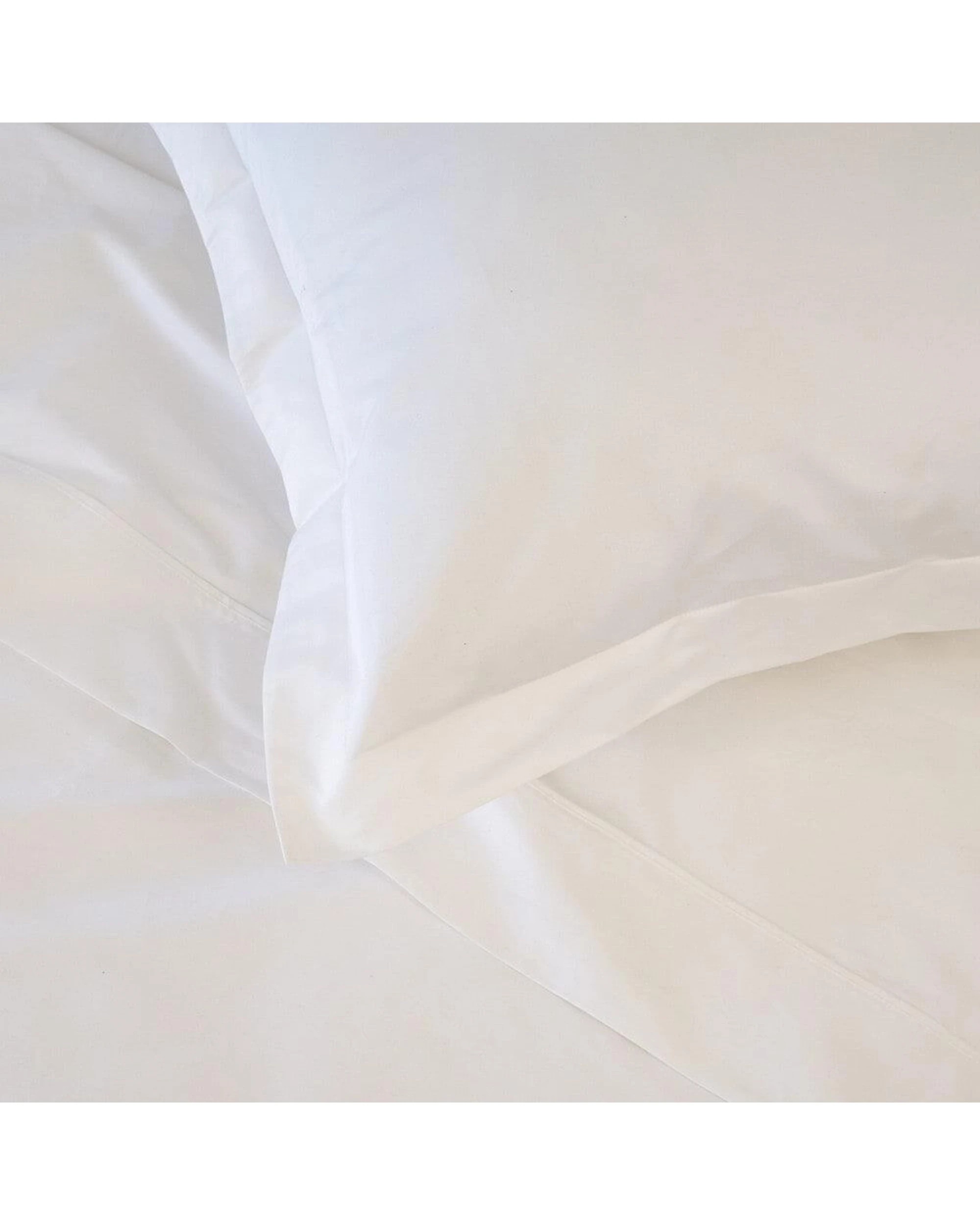 2 Canningvale Mille 2pc 1000TC Cotton Euro Pillowcases - White, 2 of 4