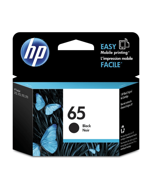 HP 65 Black Original Ink Cartr