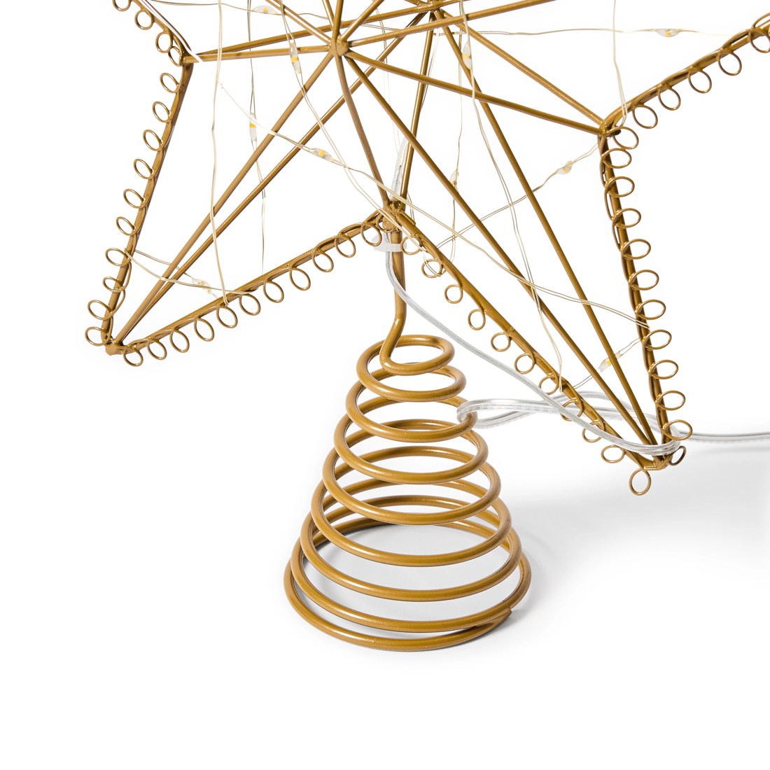 6 LED Light Up Wire Star Tree Topper, 6 of 9