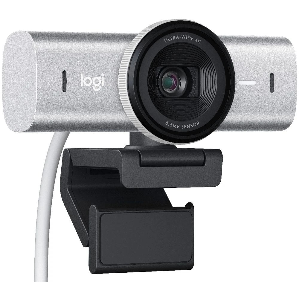 4 Logitech MX Brio 4K Webcam Pale Grey, 4 of 8