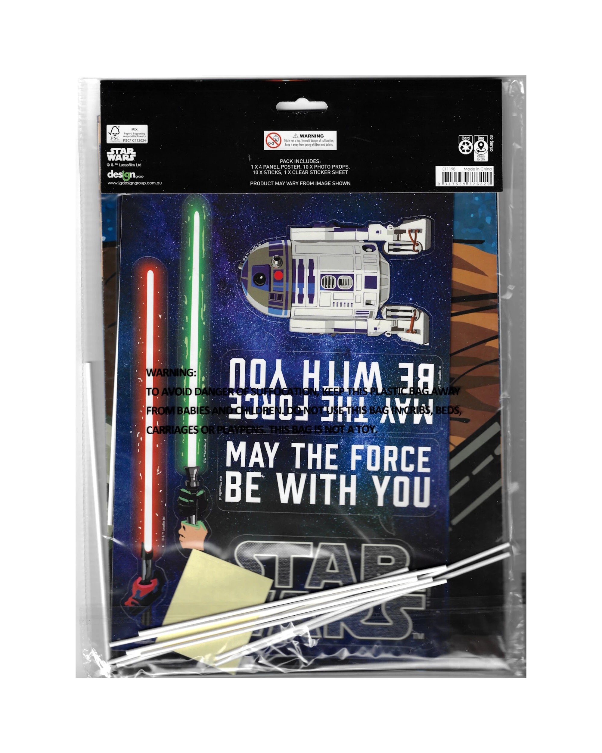 3 Design Group Star Wars Character Scene Setter With Photo PropsMulti - Multi, 3 of 3