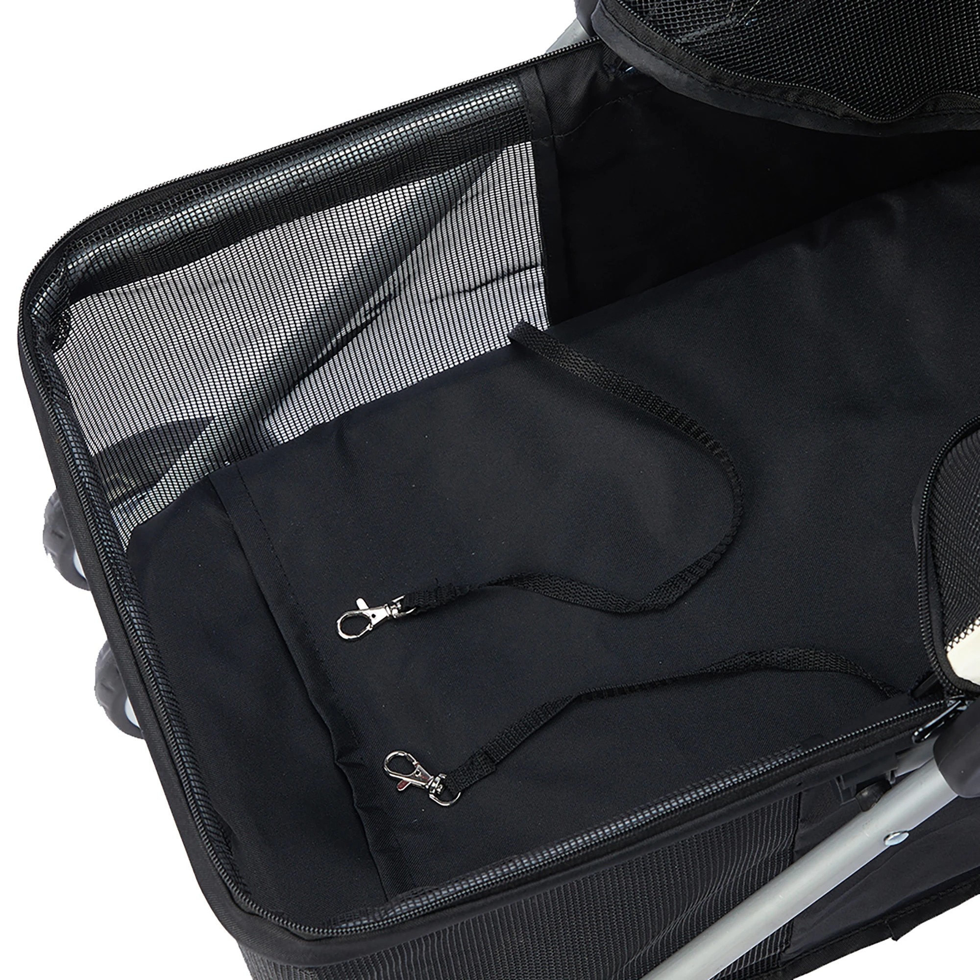 3 Pawz Detachable Pet Stroller-Black, 3 of 4