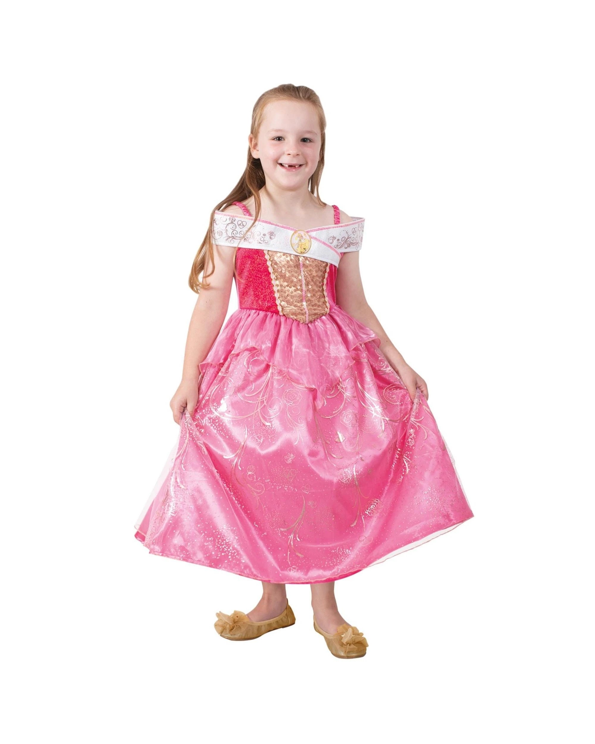 1 Disney Princess Aurora Sleeping Beauty Ultimate Princess Celebration Deluxe Child Costume 3-5 Years, 1 of 5