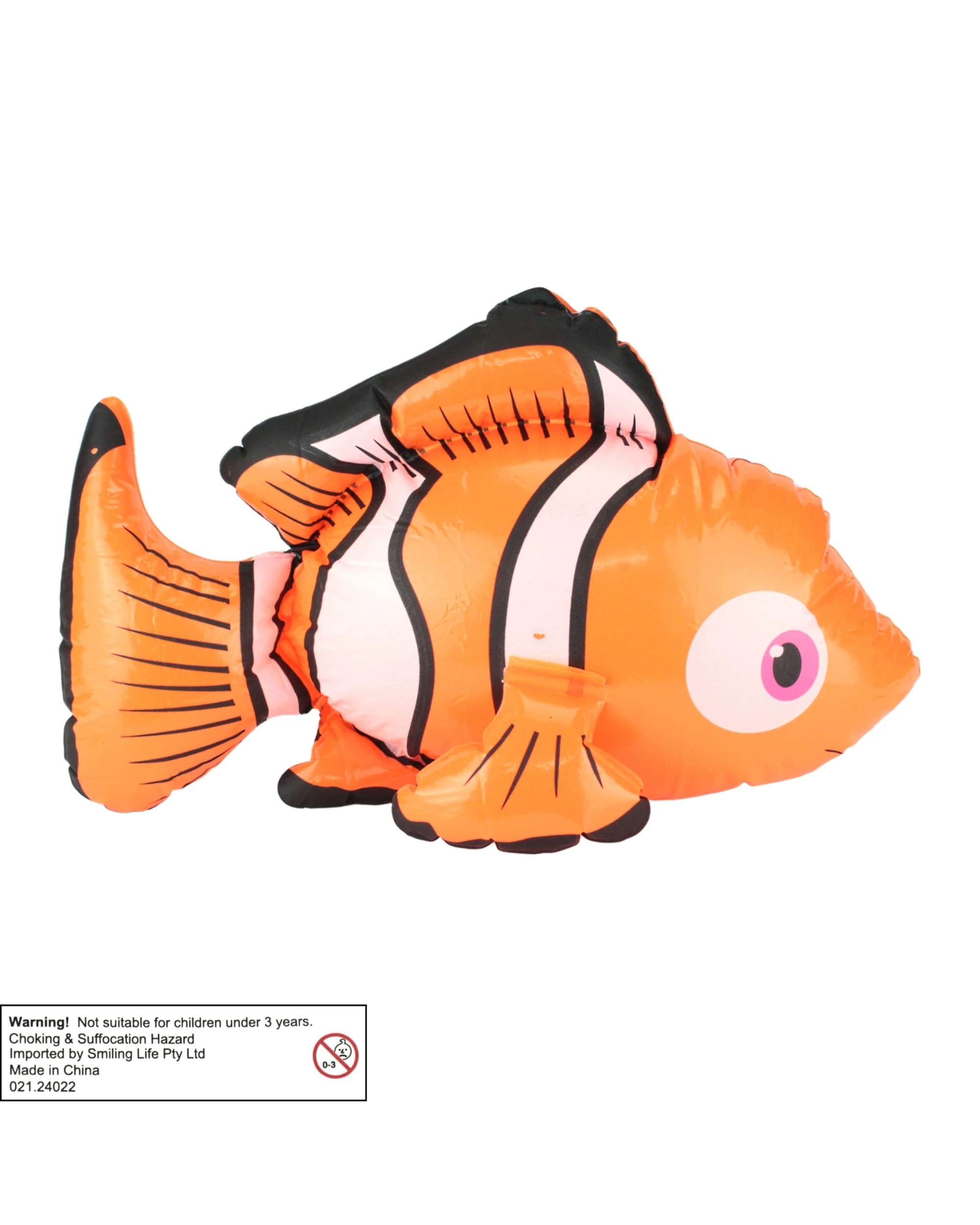 3 Partyrama Inflatable Clownfish 38cm, 3 of 3