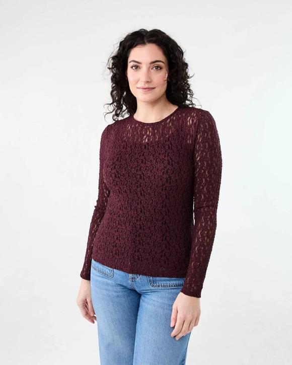 Long Sleeve Lace Top