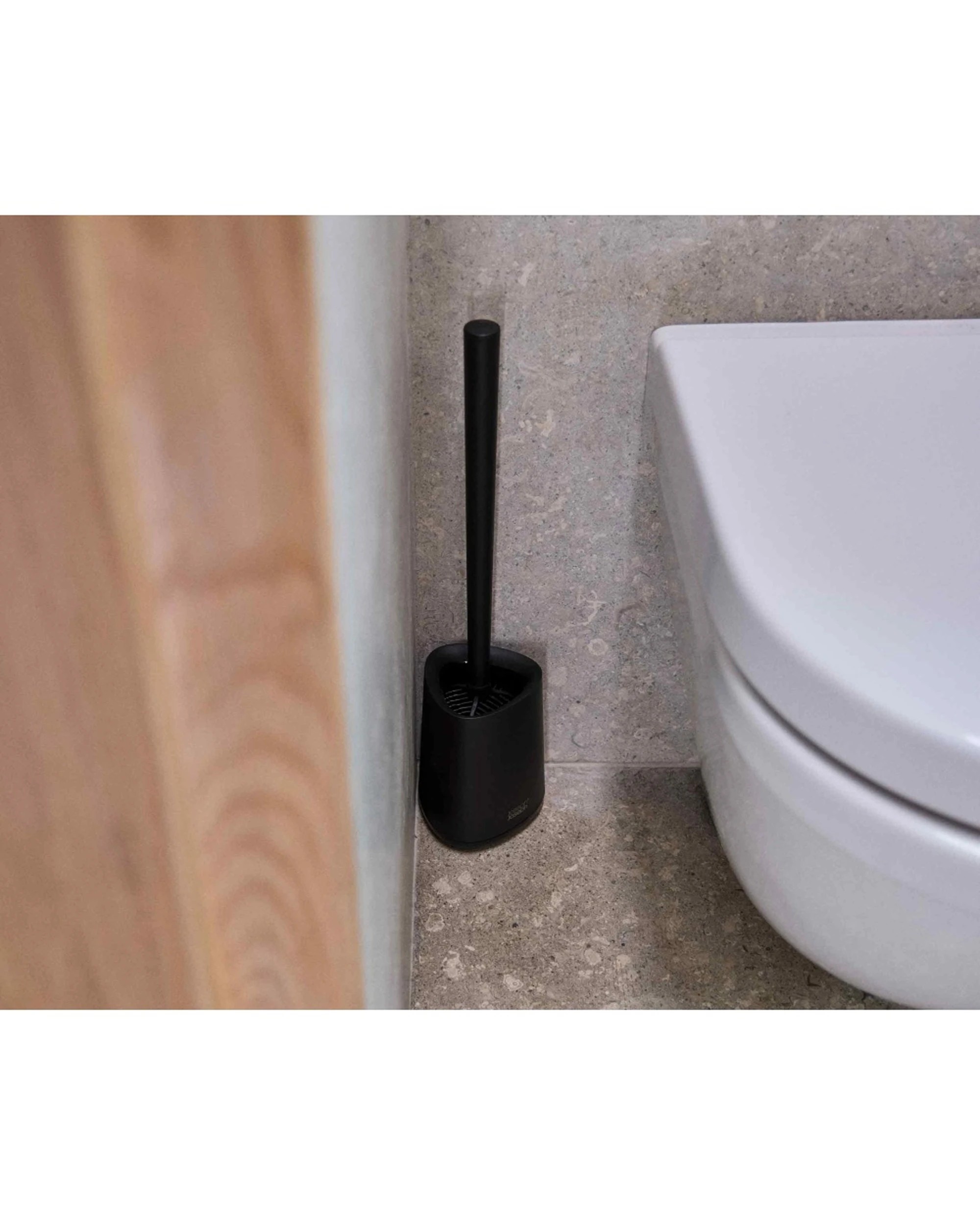 6 Joseph Joseph Flex 360 Lite Bathroom Toilet Cleaning Brush With Holder - Black, 6 of 6