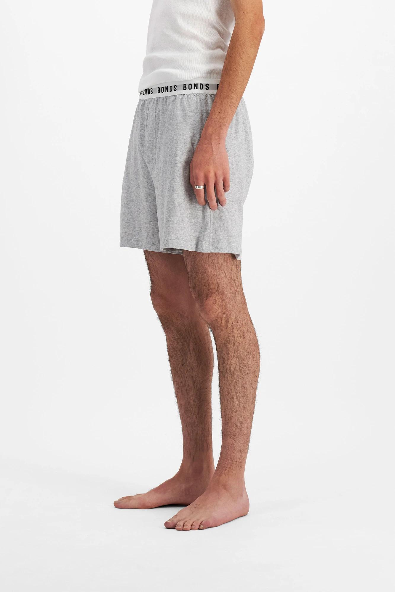 3 Bonds Sleep Shorts NEW GREY MARLE, 3 of 4