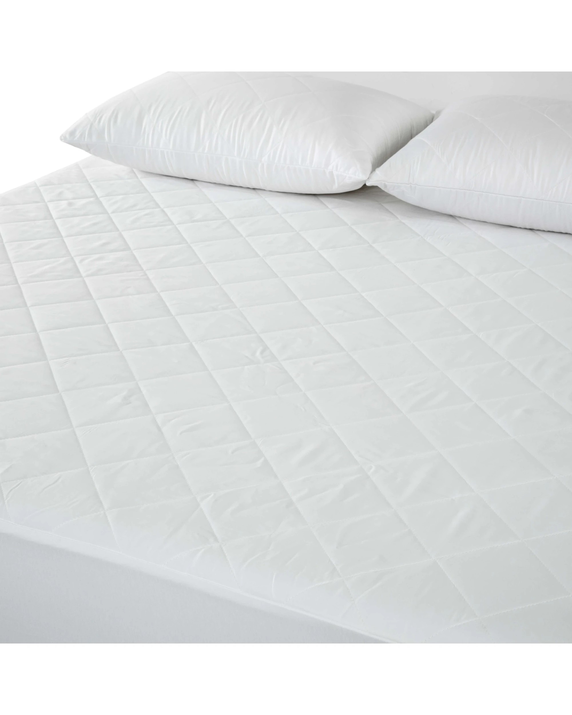 7 Natural Home Bamboo Quilted Mattress Protector - Single Bed - White, 7 of 8