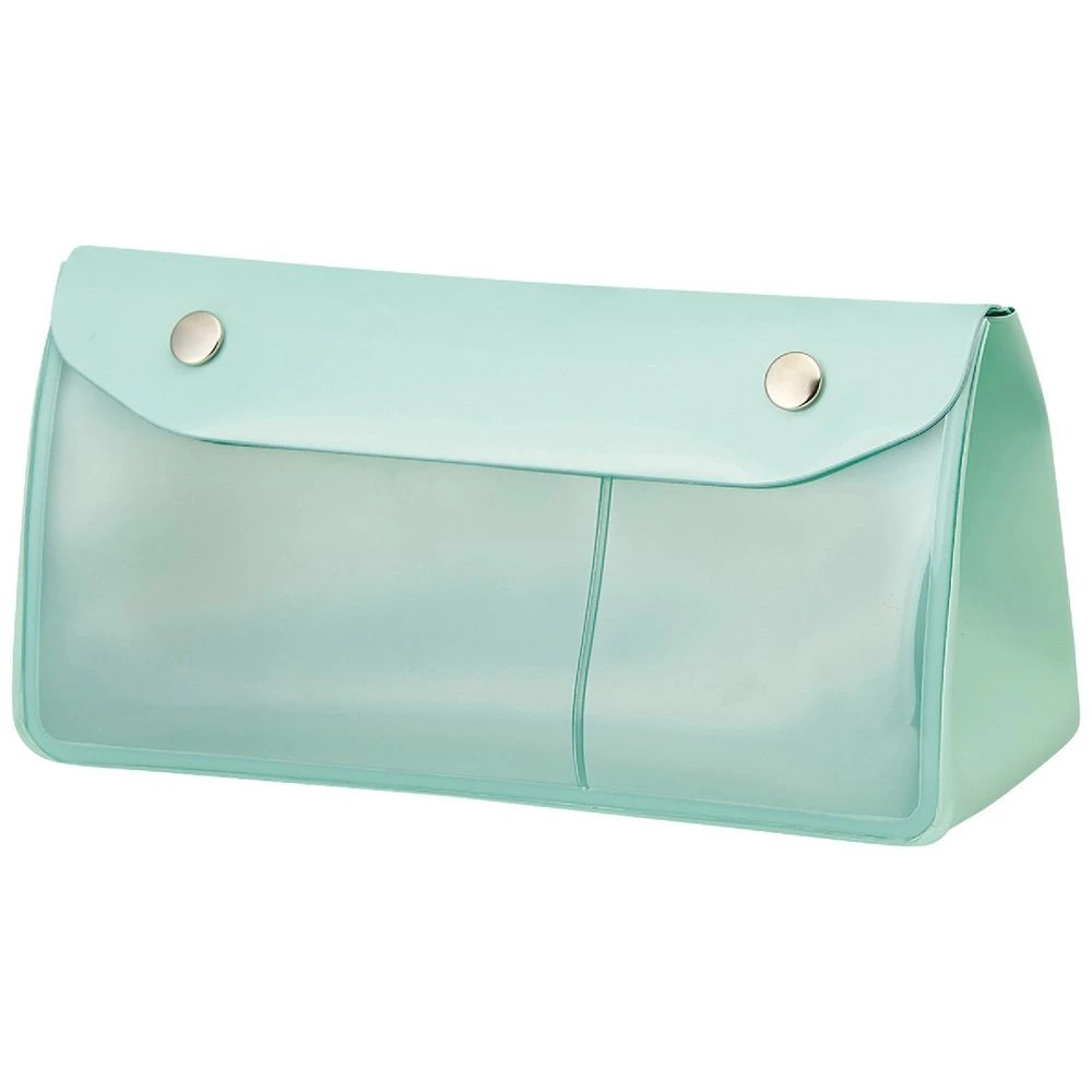 1 Lihit Lab Triangle Pencil Case Green, 1 of 4