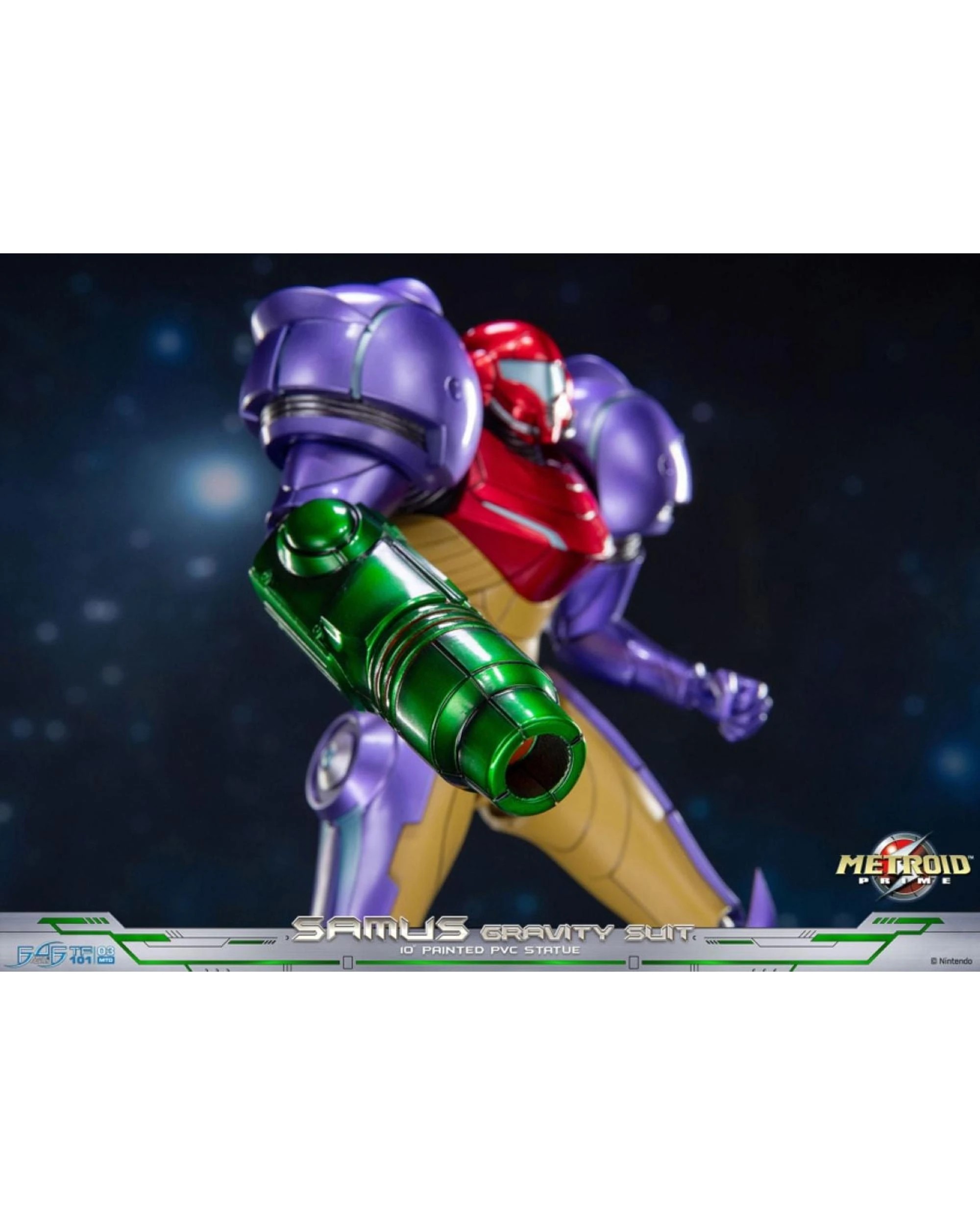 7 Metroid Prime Samus Gravity Suit PVC Statue Standard Edition, 7 of 10