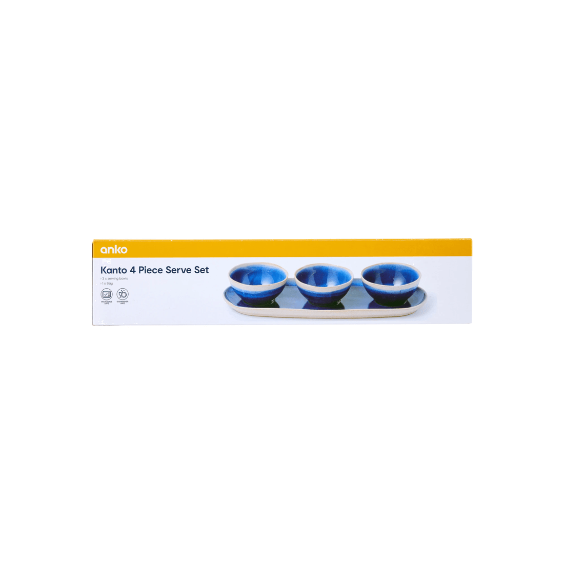 6 4 Piece Kanto Serve Set, 6 of 6