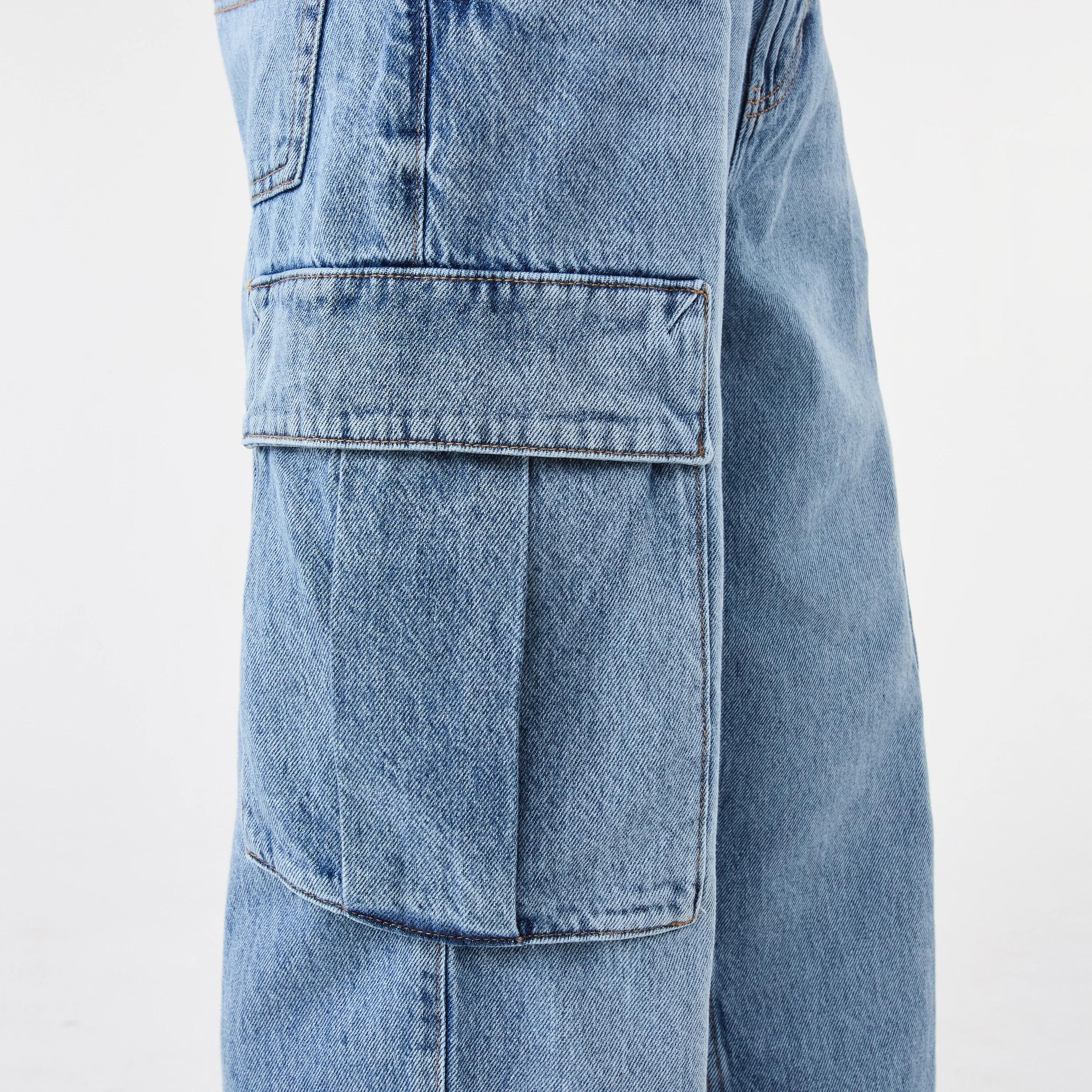 5 Baggy Cargo Jeans Light Wash, 5 of 7