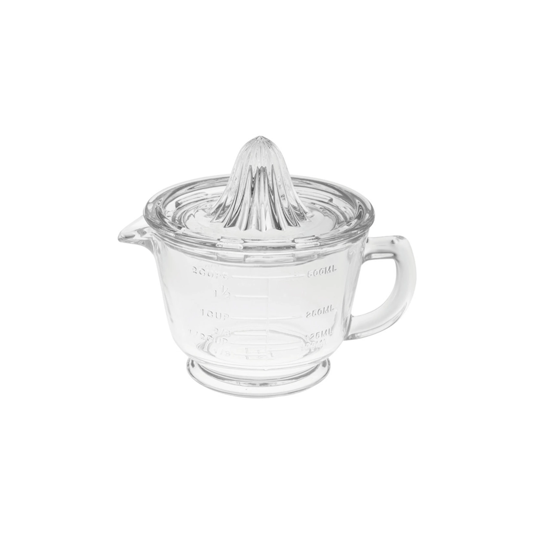 1 Avanti Glass Citrus Juicer With Measuring Jug 500ml Durable Pressed Glass
 - Plain, 1 of 3