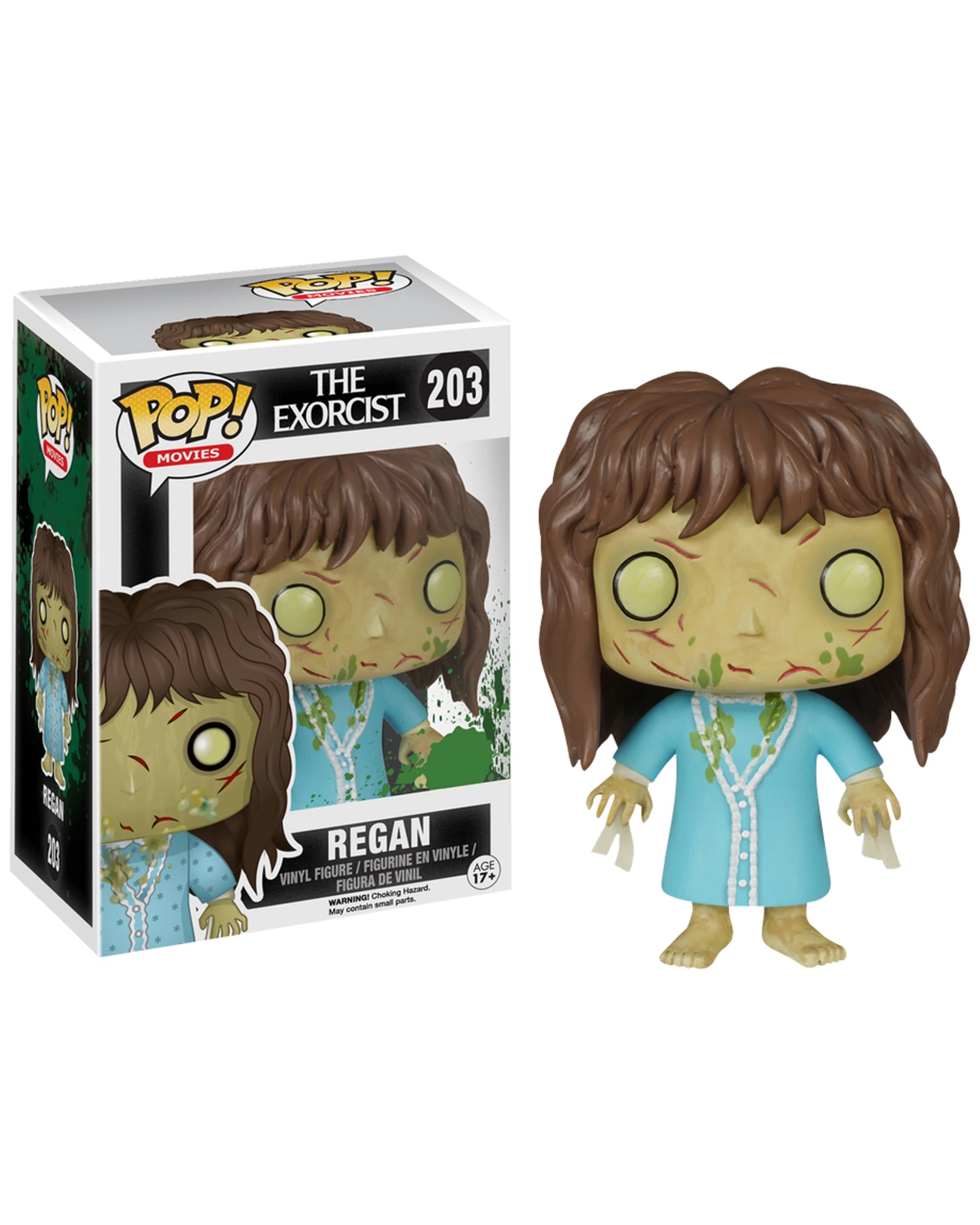 1 Pop Vinyl Figurine Exorcist - Regan Stylised Design Movie Collectible 10cm - Blue, 1 of 3