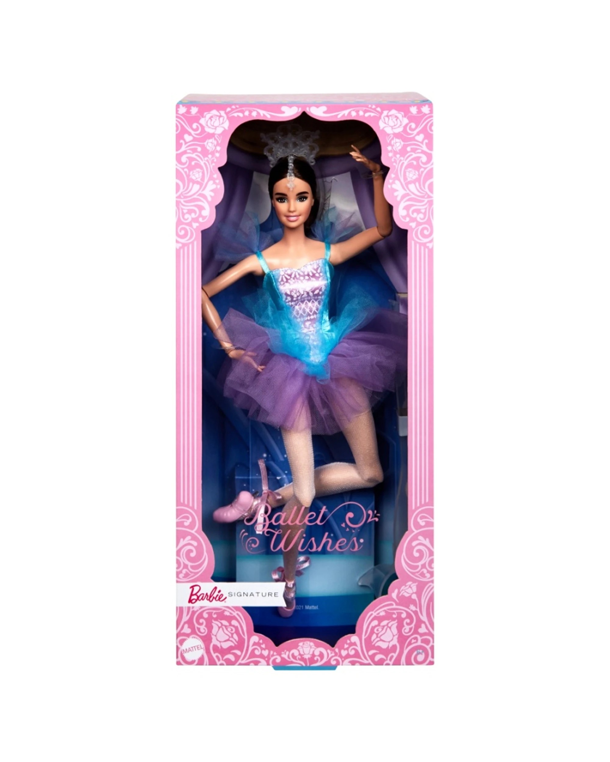 1 Barbie Signature Ballet Wishes Collectible Toy Doll With Tiara - Multi, 1 of 5