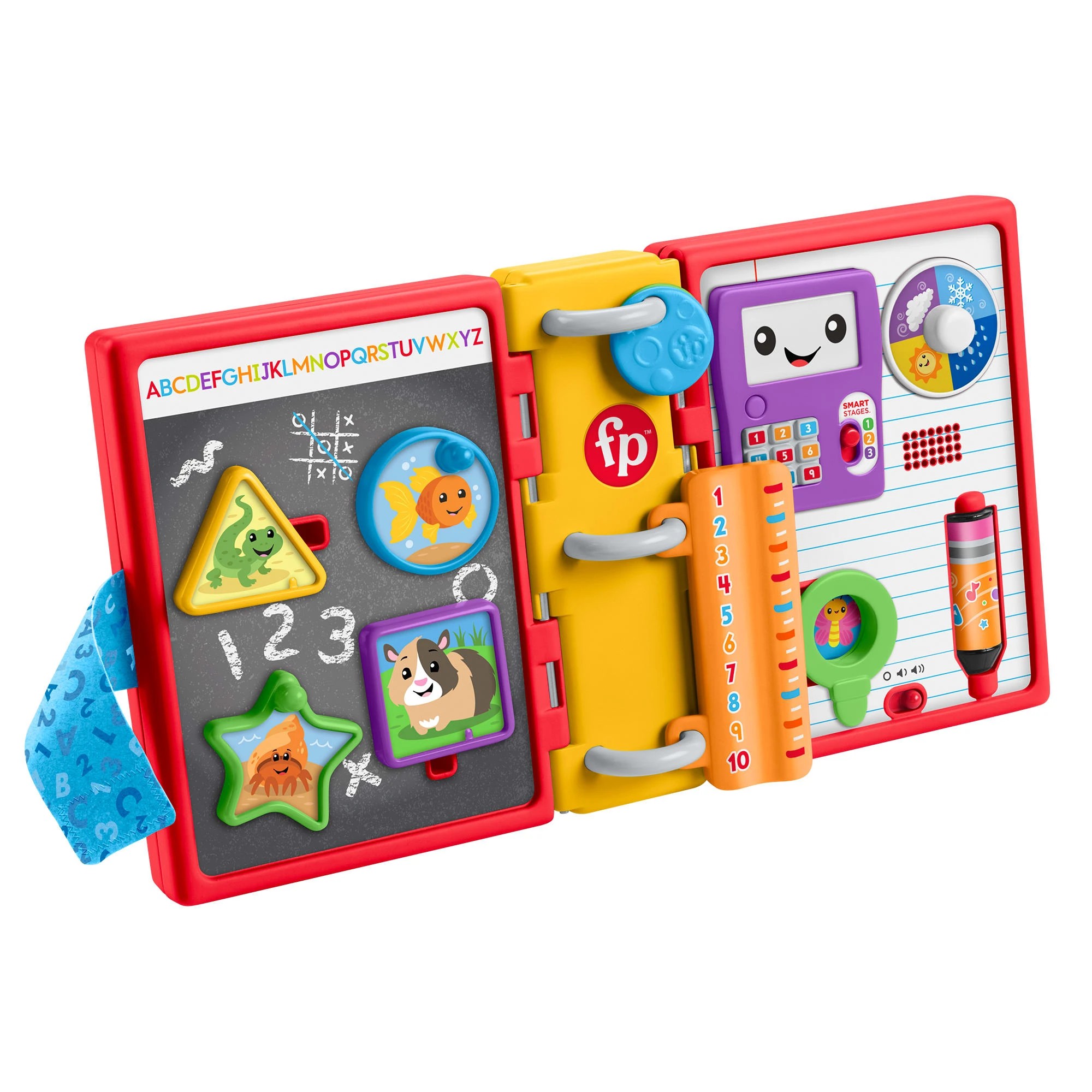 4 Fisher-Price Laugh and Learn 123 Schoolbook  Electronic Learning Toy, 4 of 6