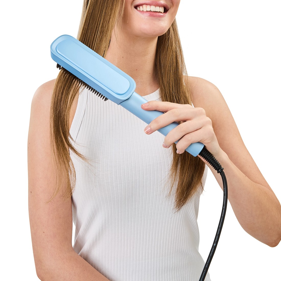 1 Straightening Comb - Blue, 1 of 8