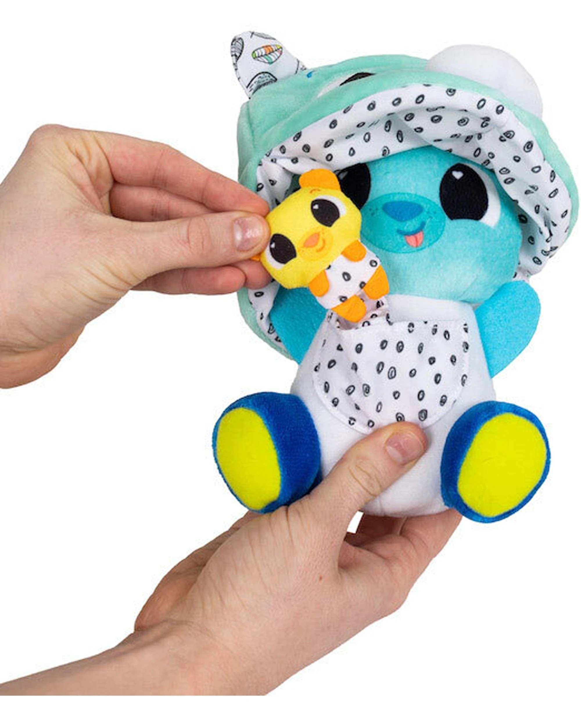 2 Lamaze 3 In 1 Surprise Bear Clip and Go Baby Toy Sensory Pull Reveal Teether - Multi, 2 of 7