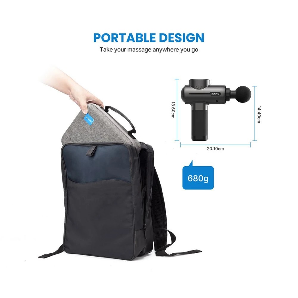 8 RENPHO Massage Gun with Heat, 8 of 8