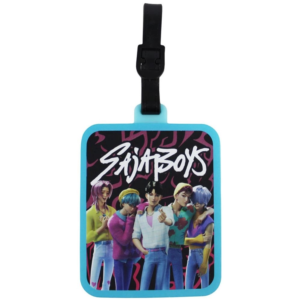 2 KPop Demon Hunters Silicone Bag Tag Saja Boys, 2 of 3