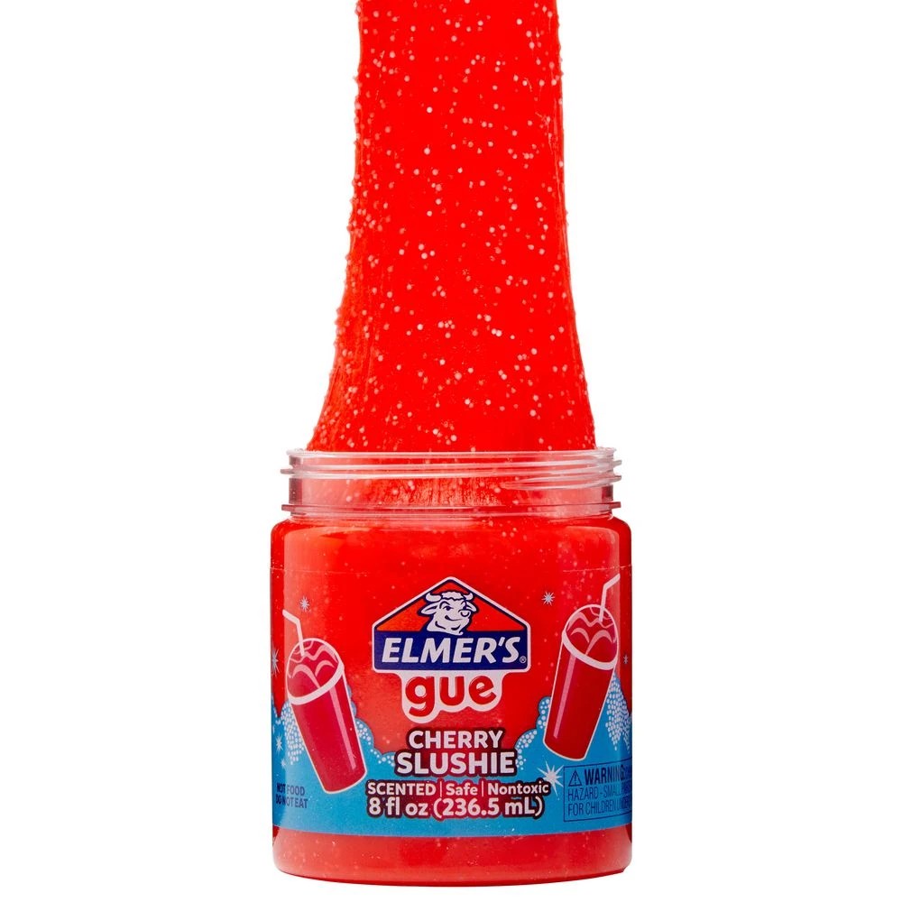 2 Elmer’s Gue Premade Slime Cherry Slushie, 2 of 6