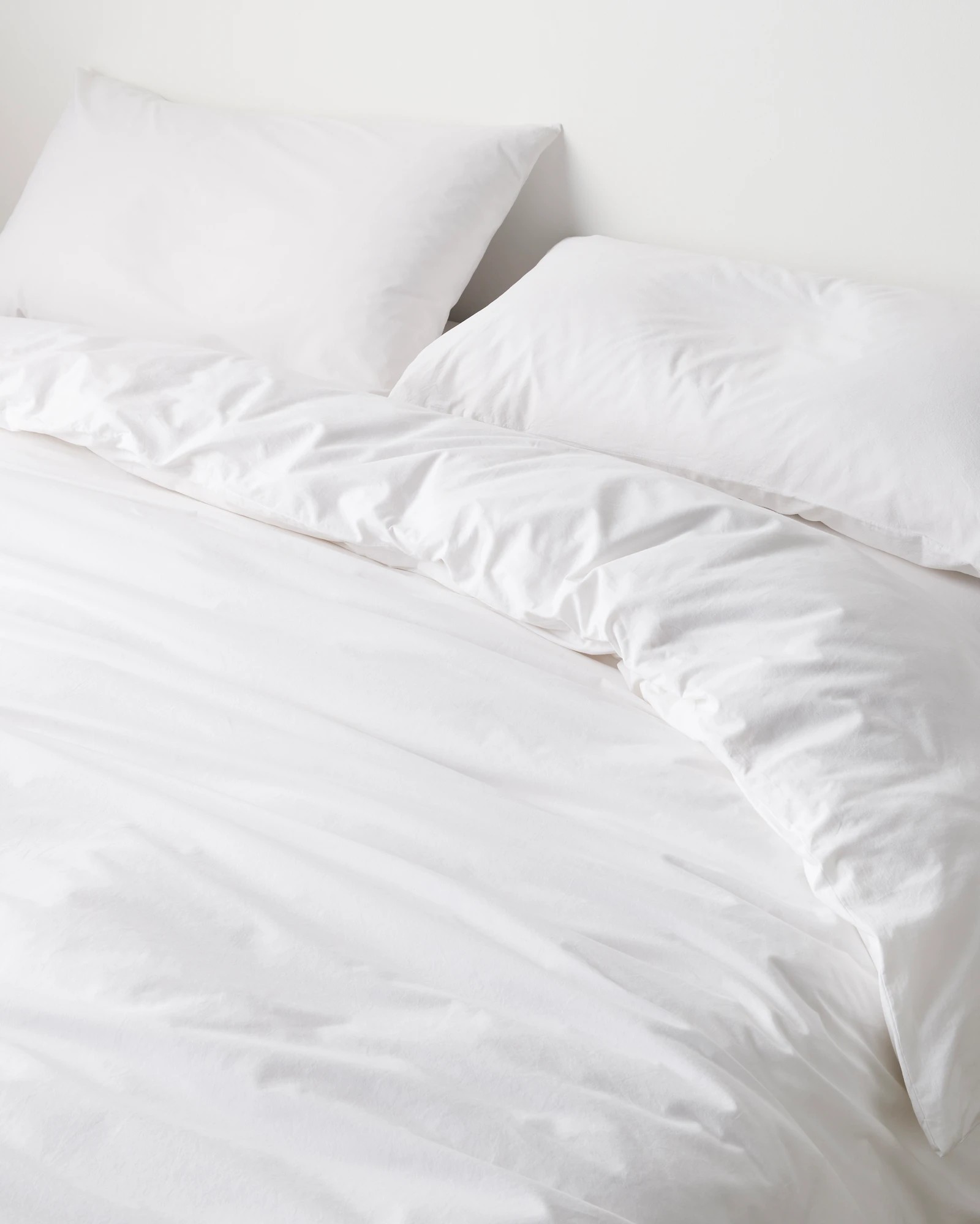 1 Arlo Stonewash Quilt Cover Set - Double Bed - White, 1 of 3