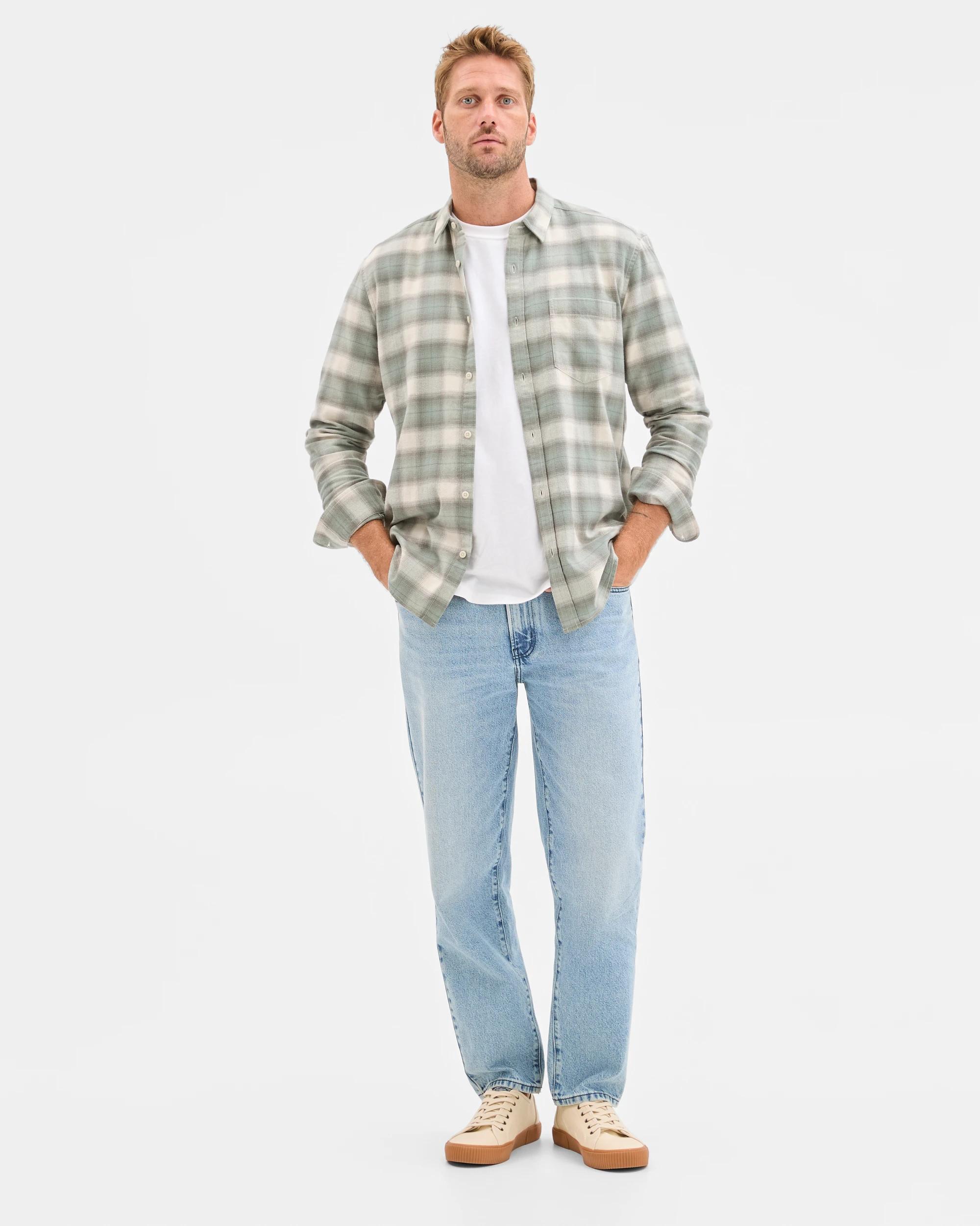 2 Target Australian Cotton Long Sleeve Flannelette Shirt FOG, 2 of 5