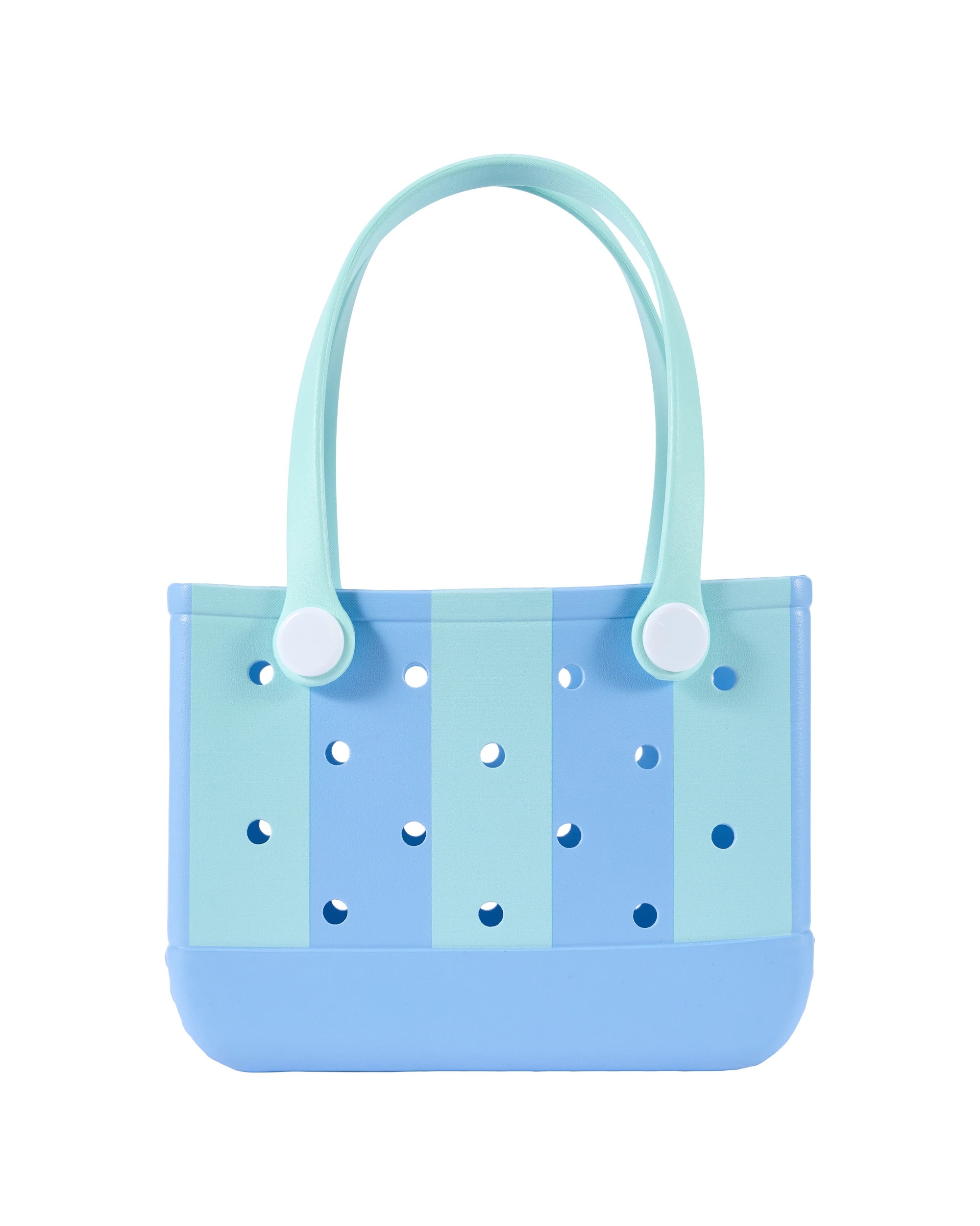 1 Mini EVA Tote - Blue Stripe, 1 of 4