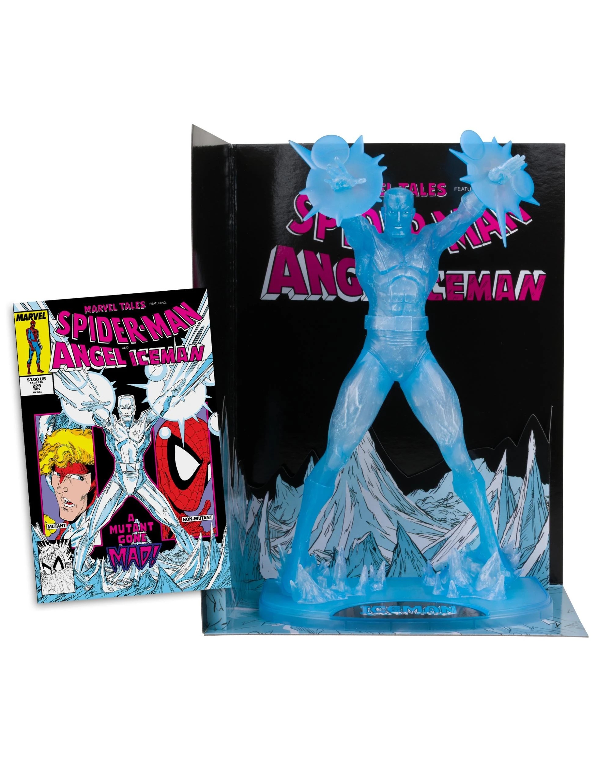 1 Marvel Tales #229 Iceman Red Platinum Edition 1:6 Scale Figure, 1 of 9