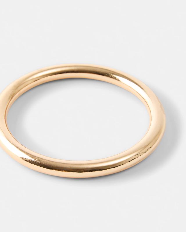 Smooth Bangle - Gold 