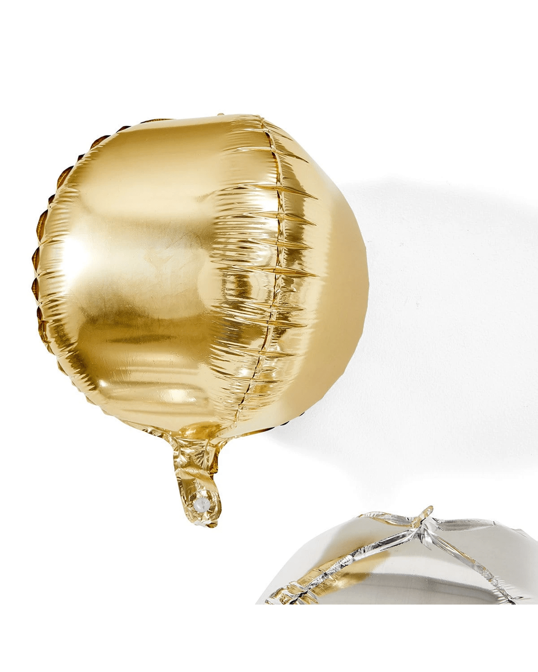 3 5 Piece Silver Look and Gold Look Globe Foil Balloons, 3 of 7