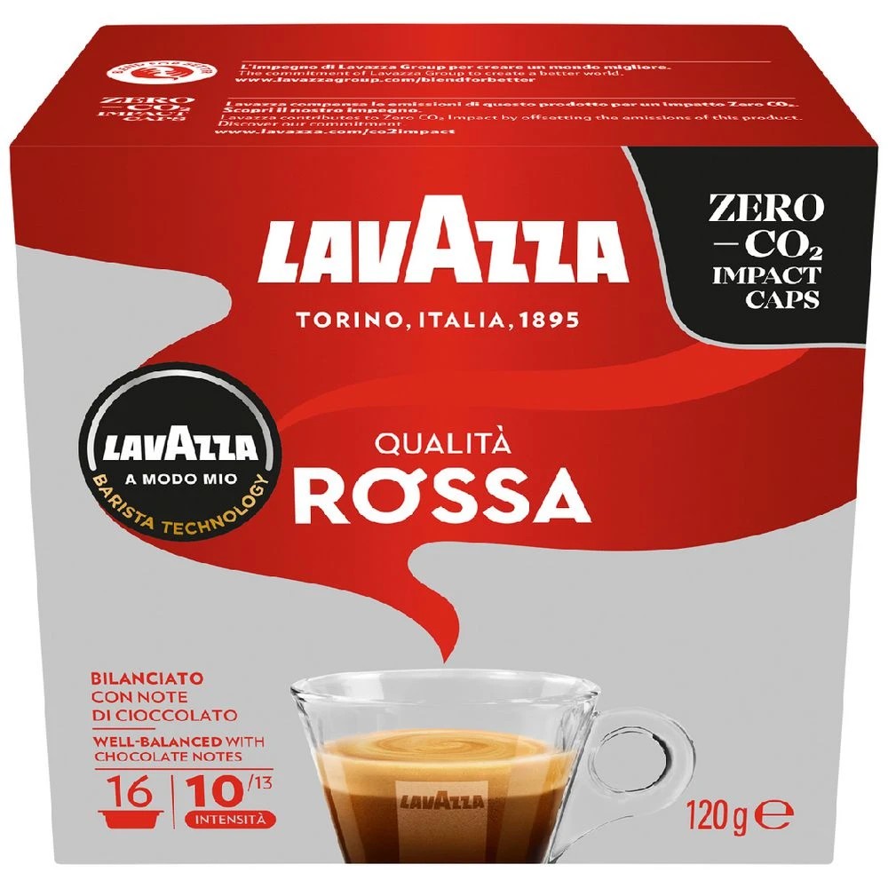 1 Lavazza A Modo Mio Qualita Rossa Capsules 16 Pack, 1 of 5
