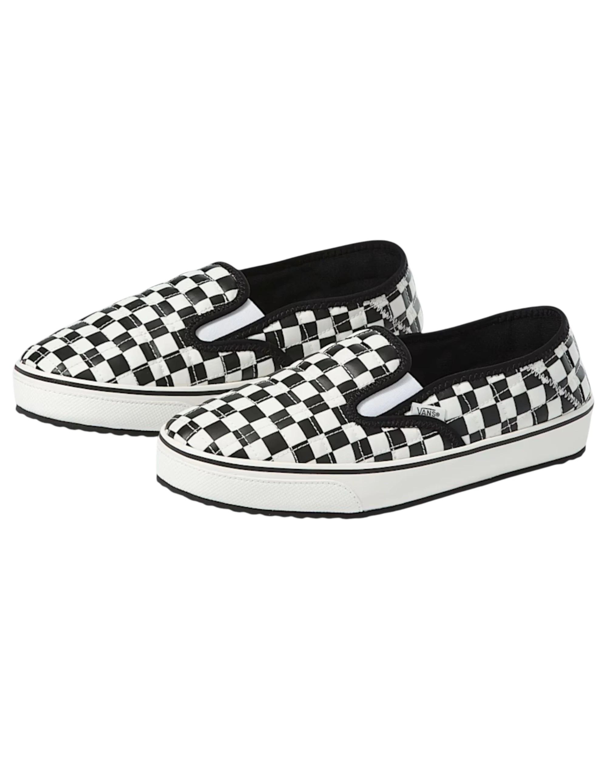 3 Vans Mens Slip-Er 2 Checkerboard Black/ White Shoes Black/white, 3 of 5