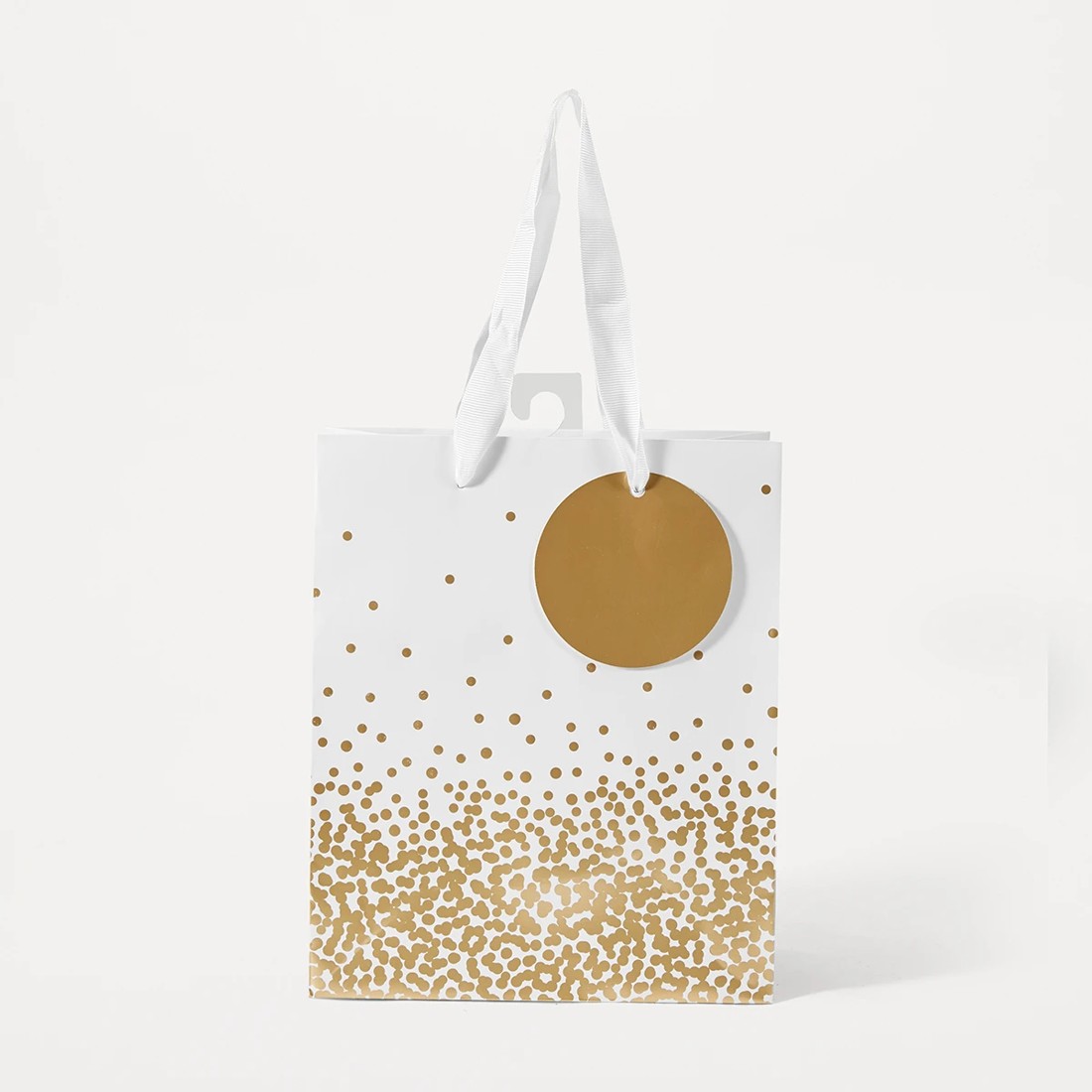 2 Gold Dot Gift Bag - Medium, 2 of 7