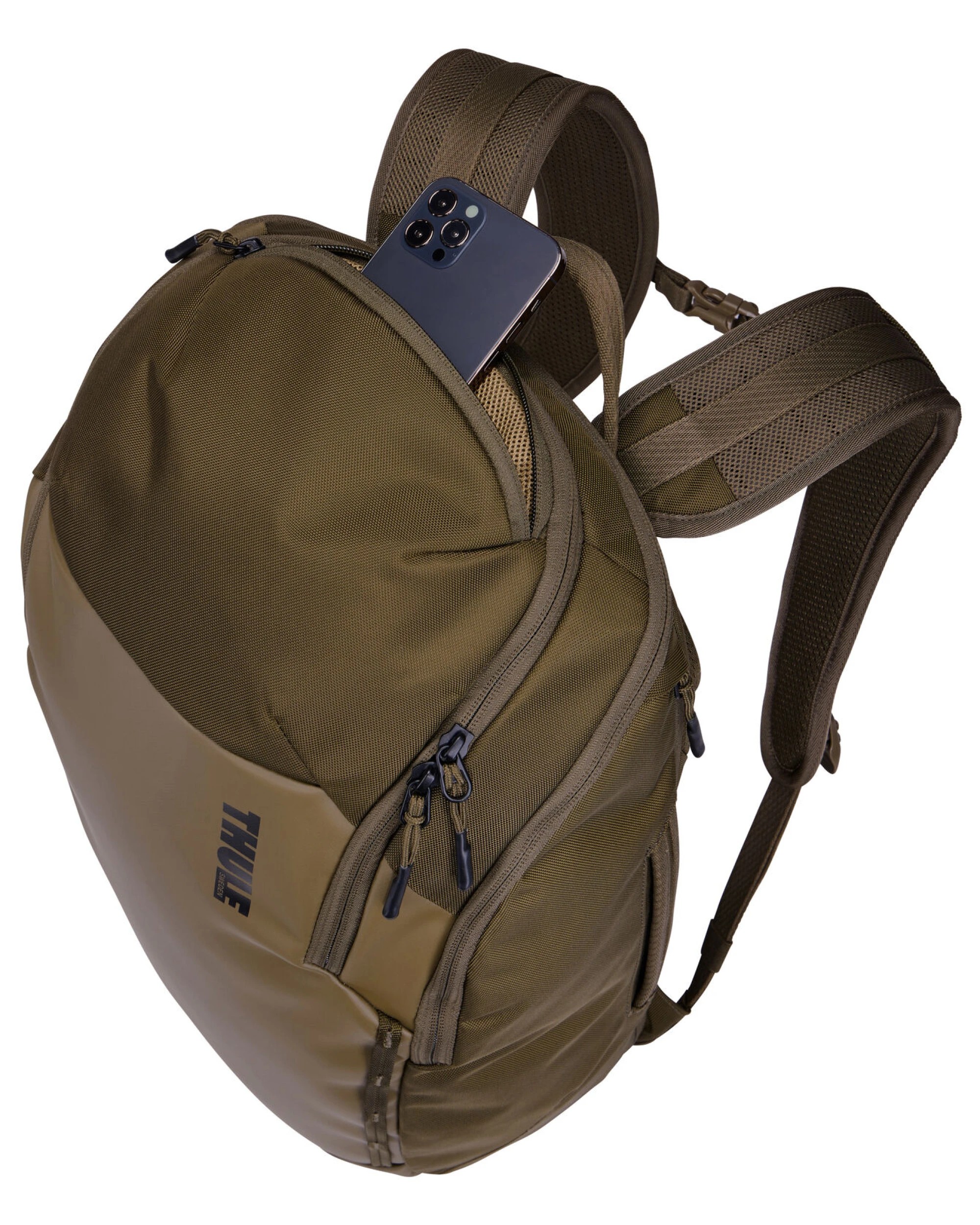 6 Thule Chasm 26L Everyday Backpack Bag Travel w/ Laptop Pocket in Deep Khaki, 6 of 10