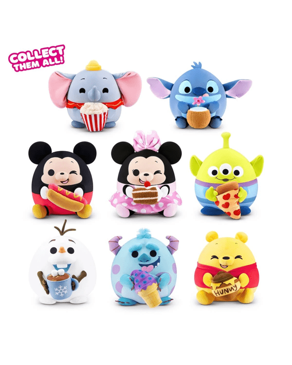 35cm Disney Zuru Snackles Plush Toy - Assorted