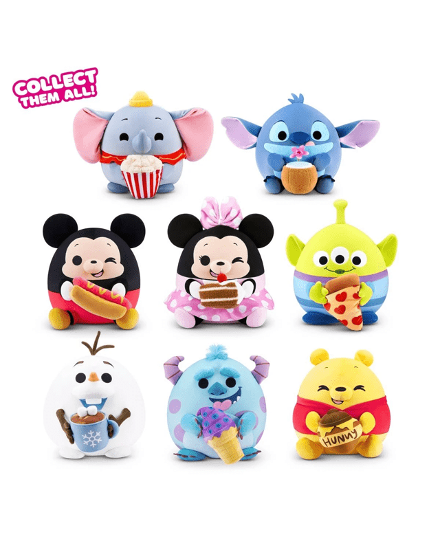 35cm Disney Zuru Snackles Plush Toy - Asso